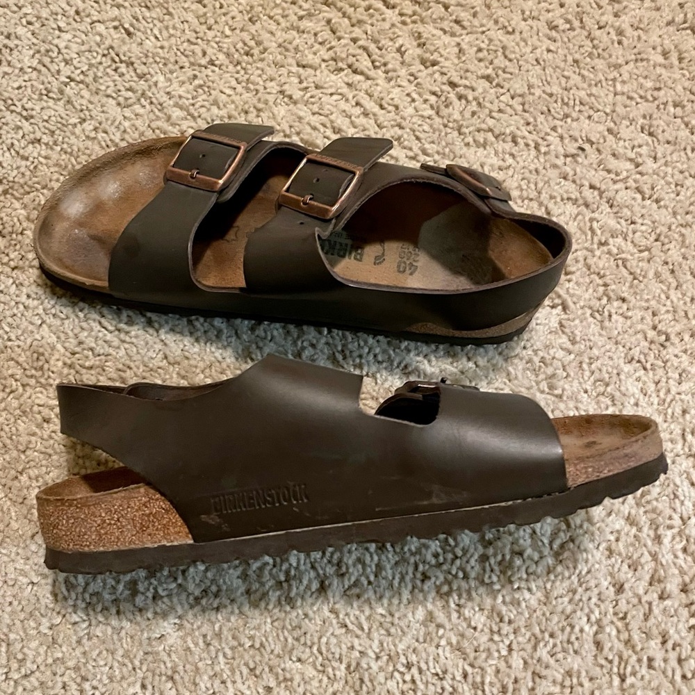 Women’a Brown Birkenstock sandals 9.5 EUC